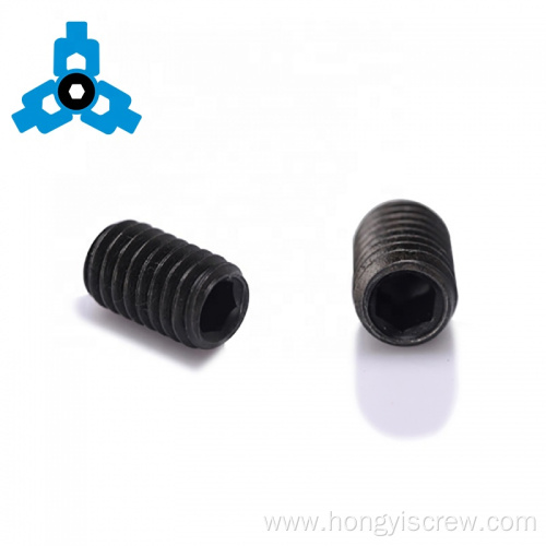 DIN916Black Inner Hex Socket Set Screws Cup Point